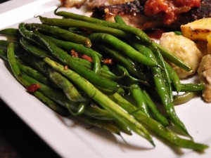 Haricots verts en persillade : la recette